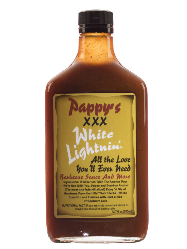 Pappy's XXX White Lightnin' Barbecue Sauce